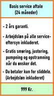 Basis serviceaftale Aros Cykler