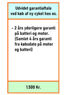Udvidet garanti Aros Cykler